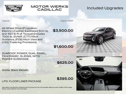 Certified 2024 Cadillac Lyriq Luxury w/ LPO, Floor Liner Package image 4