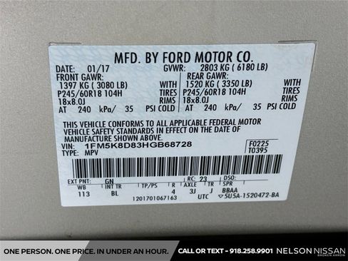 Used 2017 Ford Explorer XLT w/ Equipment Group 202A image 33