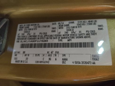 Used 2015 Lincoln MKC FWD w/ Equipment Group 101A Select image 33