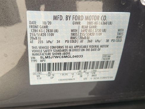 Used 2021 Lincoln Aviator Reserve w/ Elements Package Plus RWD image 35