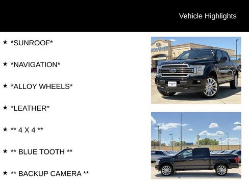Used 2020 Ford F150 Limited w/ Trailer Tow Package AWD/4WD image 4