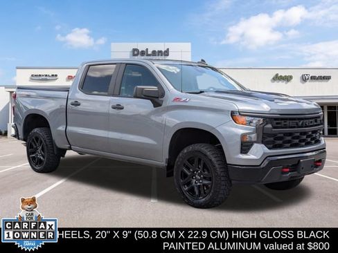 Used 2024 Chevrolet Silverado 1500 Custom Trail Boss w/ LPO, Dark Essentials Package AWD/4WD image 1