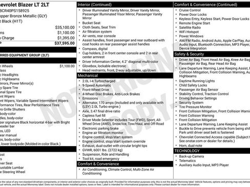 Used 2023 Chevrolet Blazer LT image 17