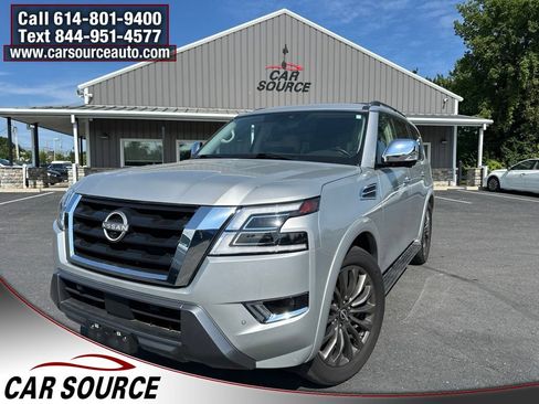 Used 2024 Nissan Armada Platinum w/ Captain's Chairs Package AWD/4WD image 1