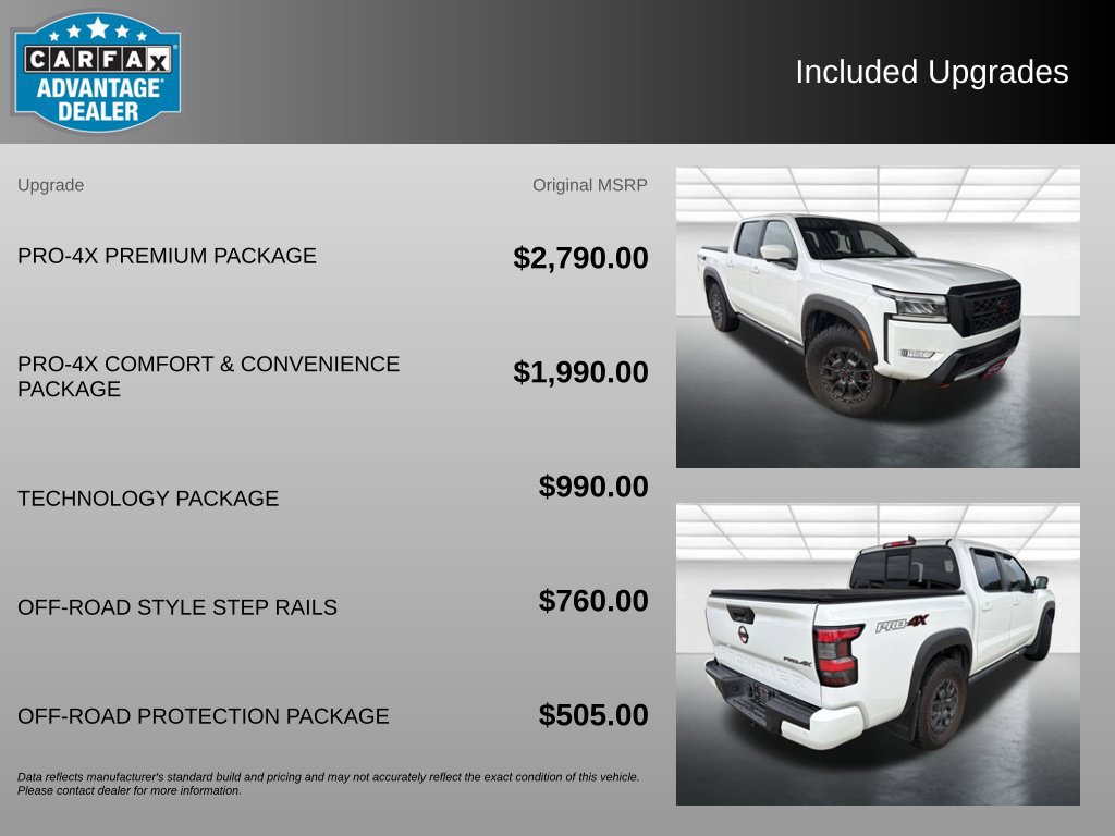 Used 2022 Nissan Frontier PRO-4X w/ Pro-4X Premium Package AWD/4WD image 3