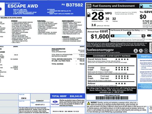 Used 2023 Ford Escape ST-Line w/ Tech Pack #1 AWD/4WD image 22