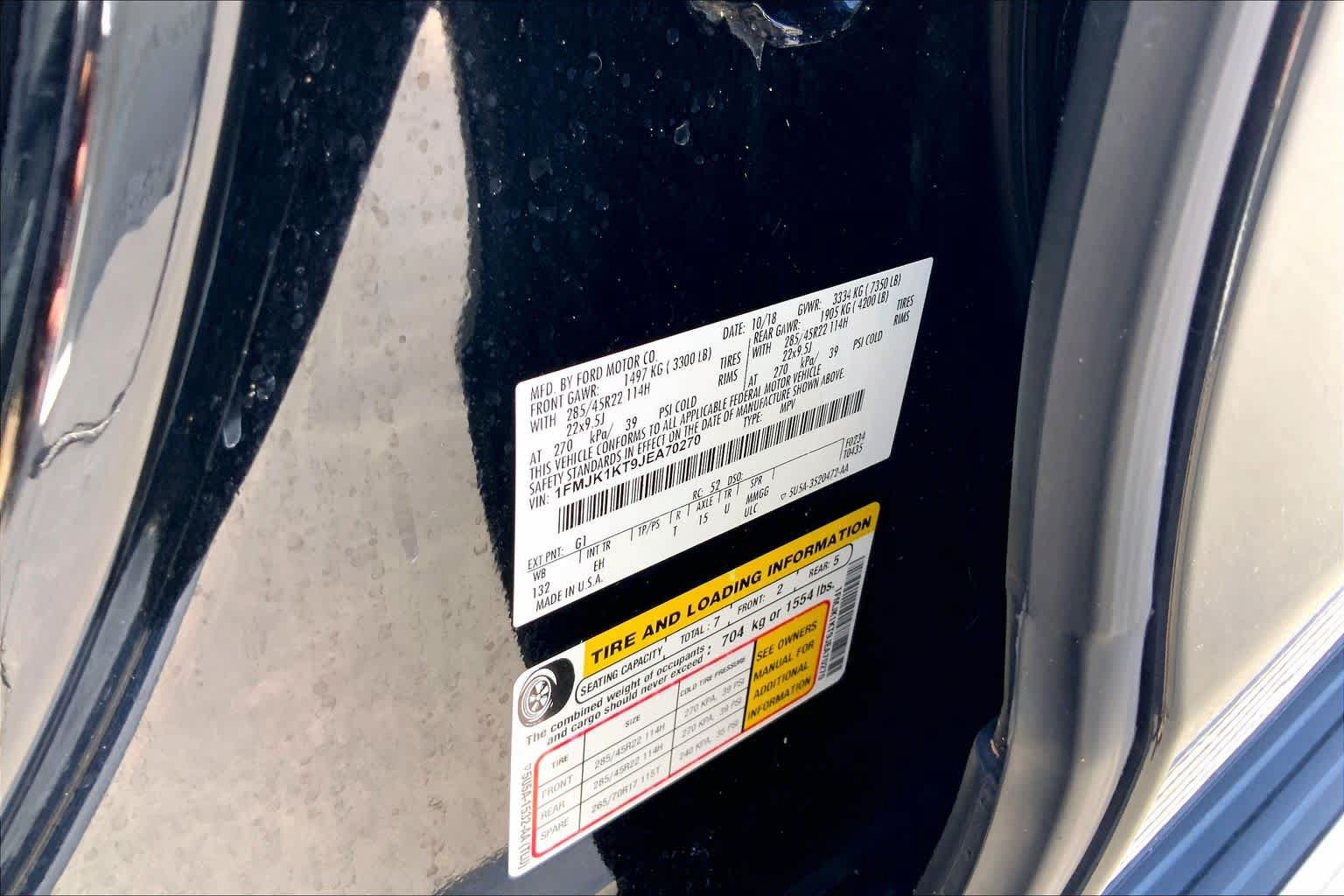 Used 2018 Ford Expedition Max Limited w/ Equipment Group 302A RWD image 37