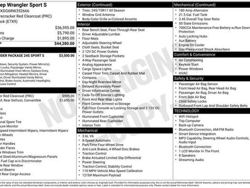 Used 2024 Jeep Wrangler Sport S image 2