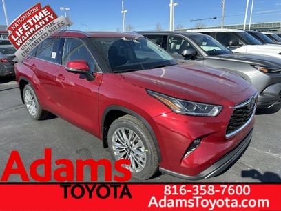 New 2026 Toyota Highlander Platinum