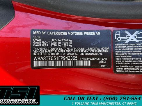 Used 2015 BMW 435i xDrive Convertible AWD/4WD image 34