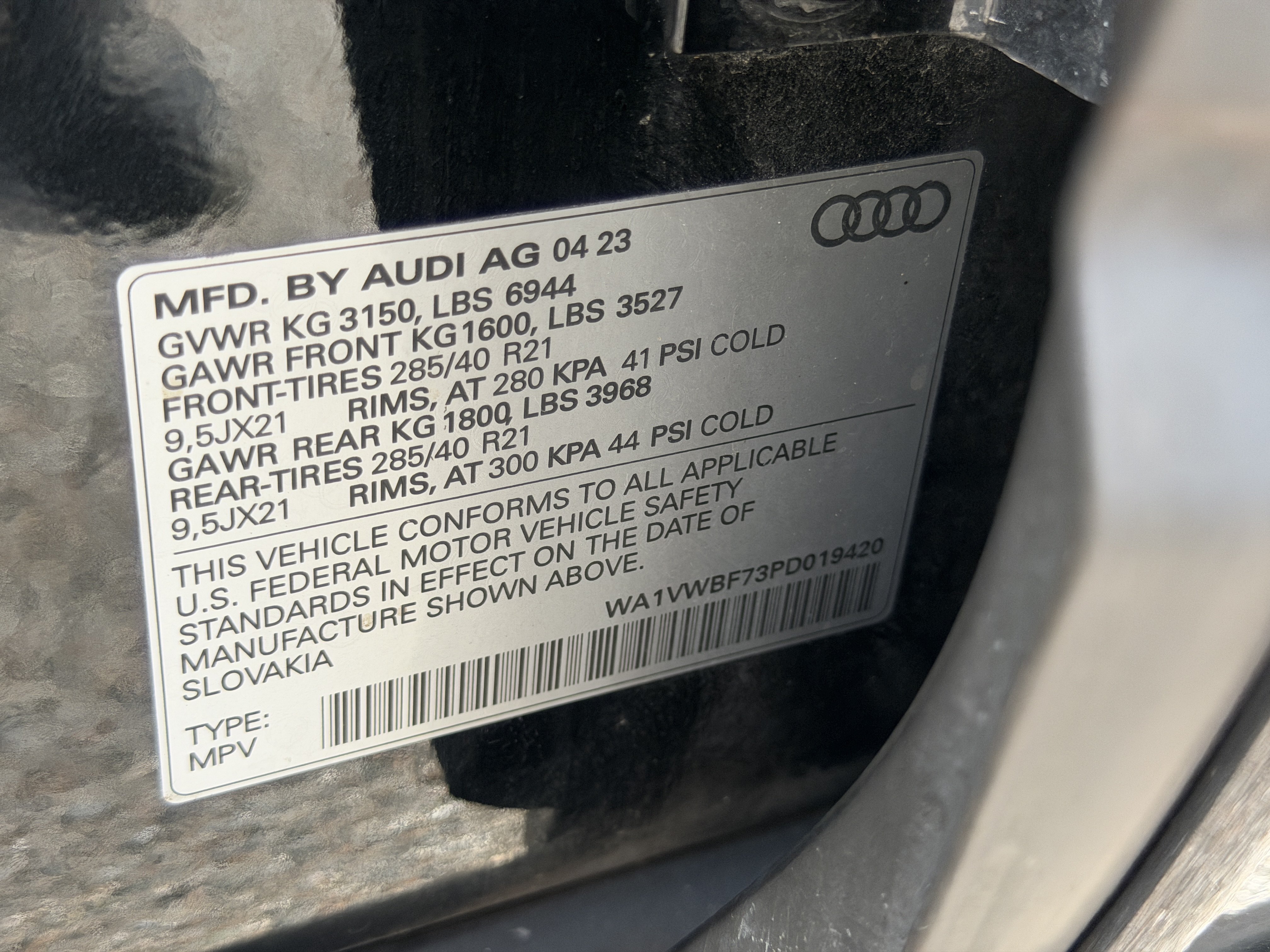 Used 2023 Audi SQ7 Prestige AWD/4WD image 38