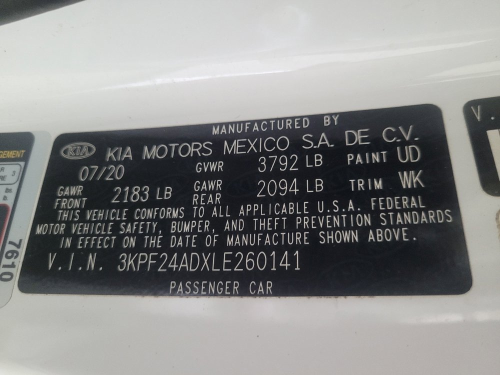Used 2020 Kia Forte LXS FWD image 33