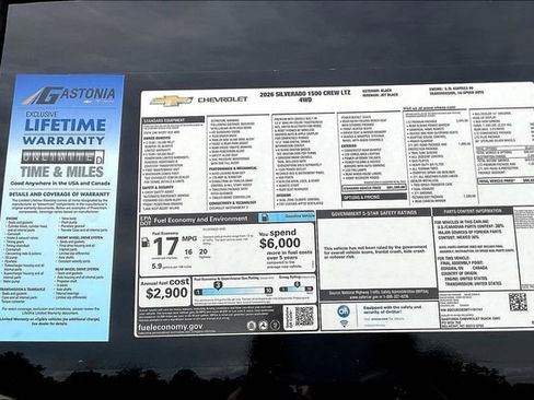 New 2026 Chevrolet Silverado 1500 LTZ w/ LTZ Premium Package image 15