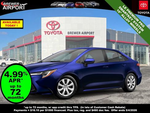 New 2026 Toyota Corolla LE FWD image 1