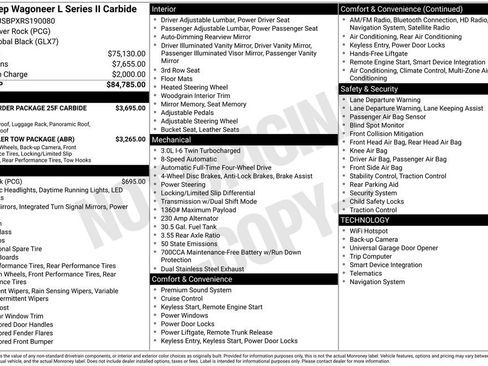 Certified 2024 Jeep Wagoneer L Series II AWD/4WD image 24