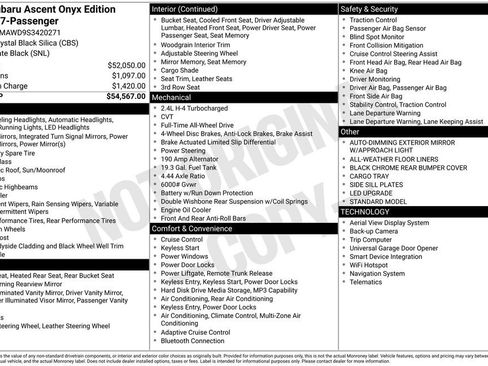 Certified 2025 Subaru Ascent Bronze Edition image 10