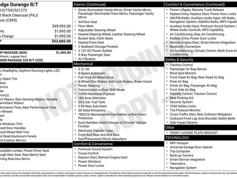 Used 2025 Dodge Durango R/T w/ Blacktop Package image 39