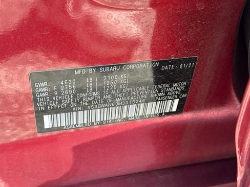 Used 2021 Subaru Legacy Limited AWD/4WD image 19