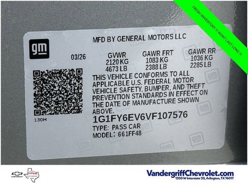 New 2027 Chevrolet Bolt LT w/ Comfort Package FWD image 22