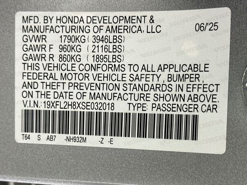 Used 2025 Honda Civic Sport image 12
