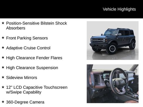 Used 2023 Ford Bronco Outer Banks w/ Sasquatch Package image 26
