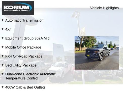 New 2025 Ford F150 XLT w/ Equipment Group 302A MID image 11