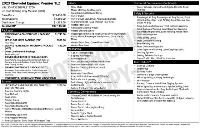 Certified 2023 Chevrolet Equinox Premier AWD/4WD image 5