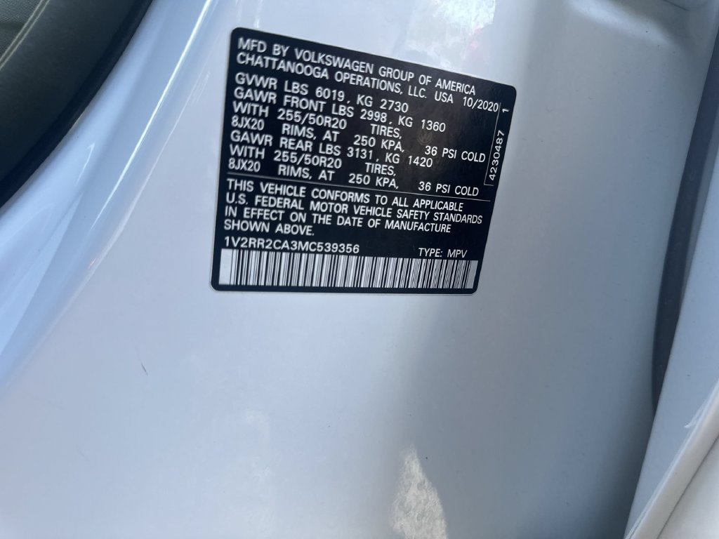 Used 2021 Volkswagen Atlas SE AWD/4WD image 35