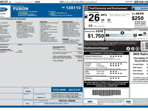Used 2016 Ford Fusion Titanium FWD image 6