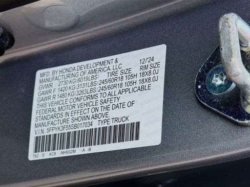 Used 2025 Honda Ridgeline RTL image 35