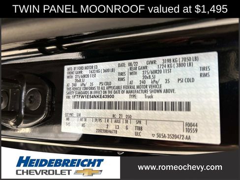 Used 2022 Ford F150 XLT w/ Equipment Group 302A High image 8