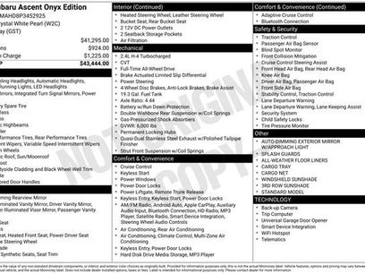 Used 2023 Subaru Ascent Onyx Edition