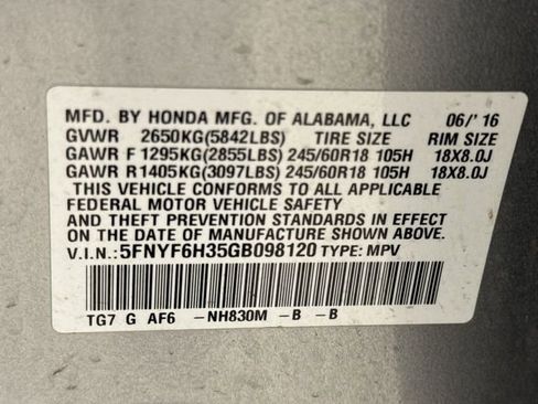 Used 2016 Honda Pilot EX image 30