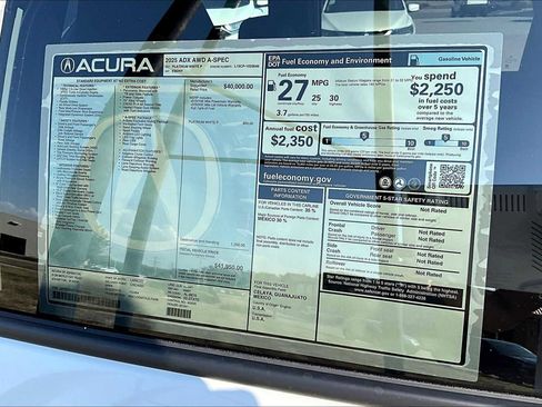New 2025 Acura ADX A-Spec image 20