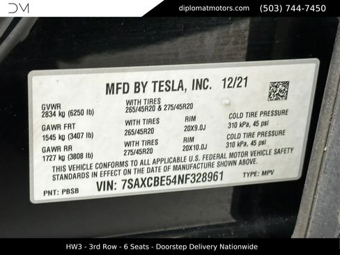 Used 2022 Tesla Model X AWD/4WD image 49