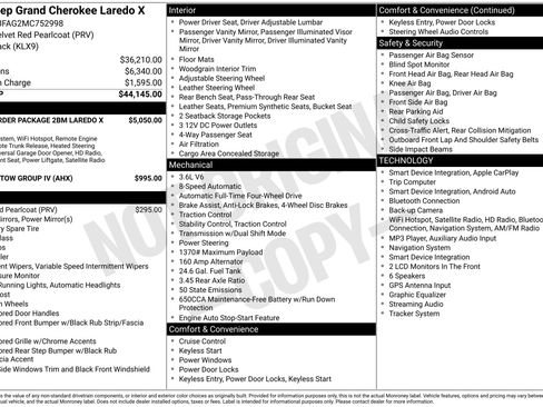 Used 2021 Jeep Grand Cherokee Laredo X AWD/4WD image 2