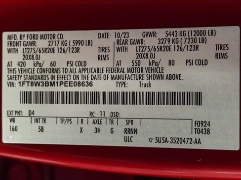 Used 2023 Ford F350 Lariat w/ Lariat Ultimate Package image 51