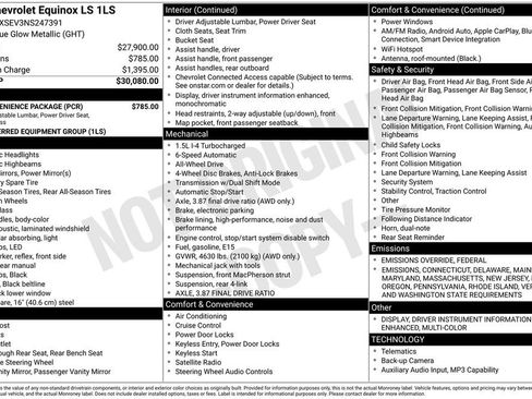 Used 2022 Chevrolet Equinox LS w/ LS Convenience Package image 15