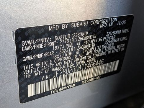 Used 2026 Subaru Outback Premium AWD/4WD image 17