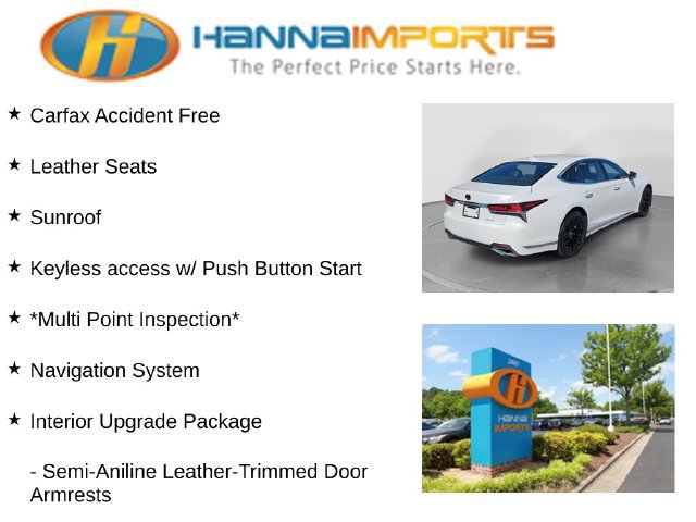Used 2020 Lexus LS 500 w/ Interior Upgrade Package RWD image 8