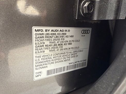 Used 2020 Audi Q7 2.0T Premium Plus w/ Premium Plus Package AWD/4WD image 60