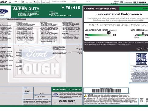 Certified 2022 Ford F450 Limited AWD/4WD image 35