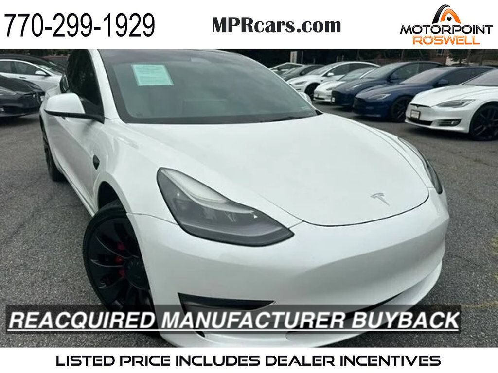 Used 2022 Tesla Model 3 Performance AWD/4WD image 1