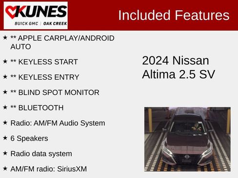 Used 2024 Nissan Altima 2.5 SV image 2