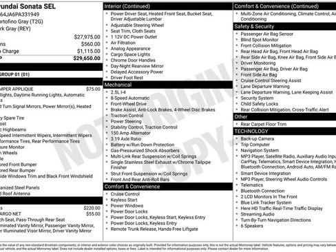 Used 2023 Hyundai Sonata SEL FWD image 5