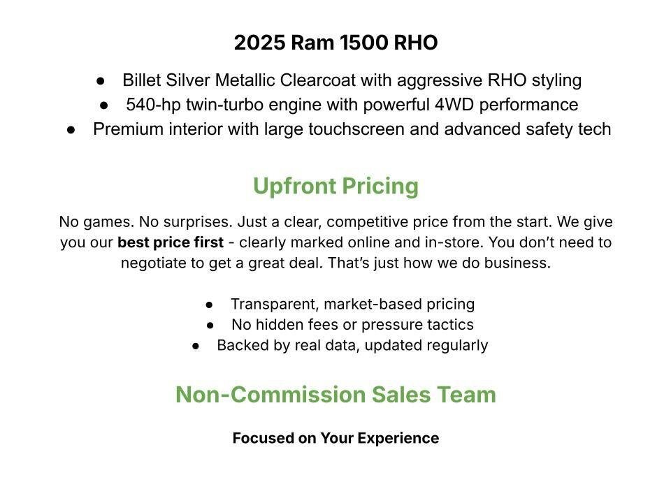 Used 2025 RAM 1500 RHO AWD/4WD image 3