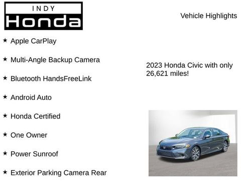 Certified 2023 Honda Civic EX image 7