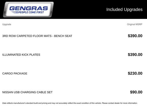 Used 2023 Nissan Armada SL w/ Cargo Package RWD image 6