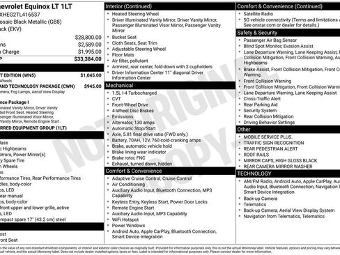 New 2026 Chevrolet Equinox LT w/ Midnight Edition image 25
