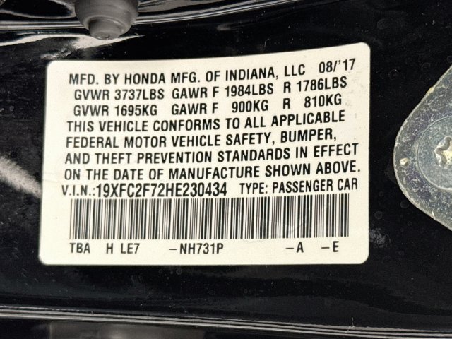 Used 2017 Honda Civic EX image 41